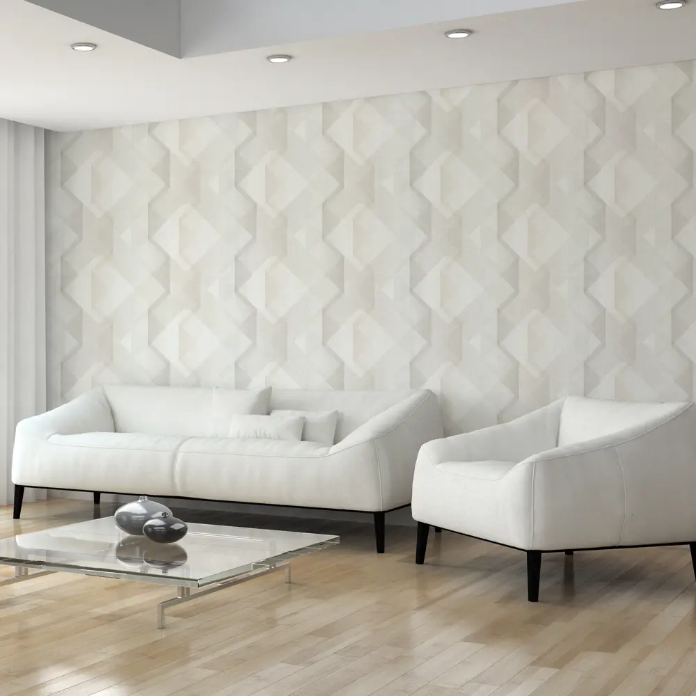Обои флизелиновые Walldecor Exclusive Квадро бежевые 1.06 м 75326-14 89449397 STLM-2077400 - Вид №4
