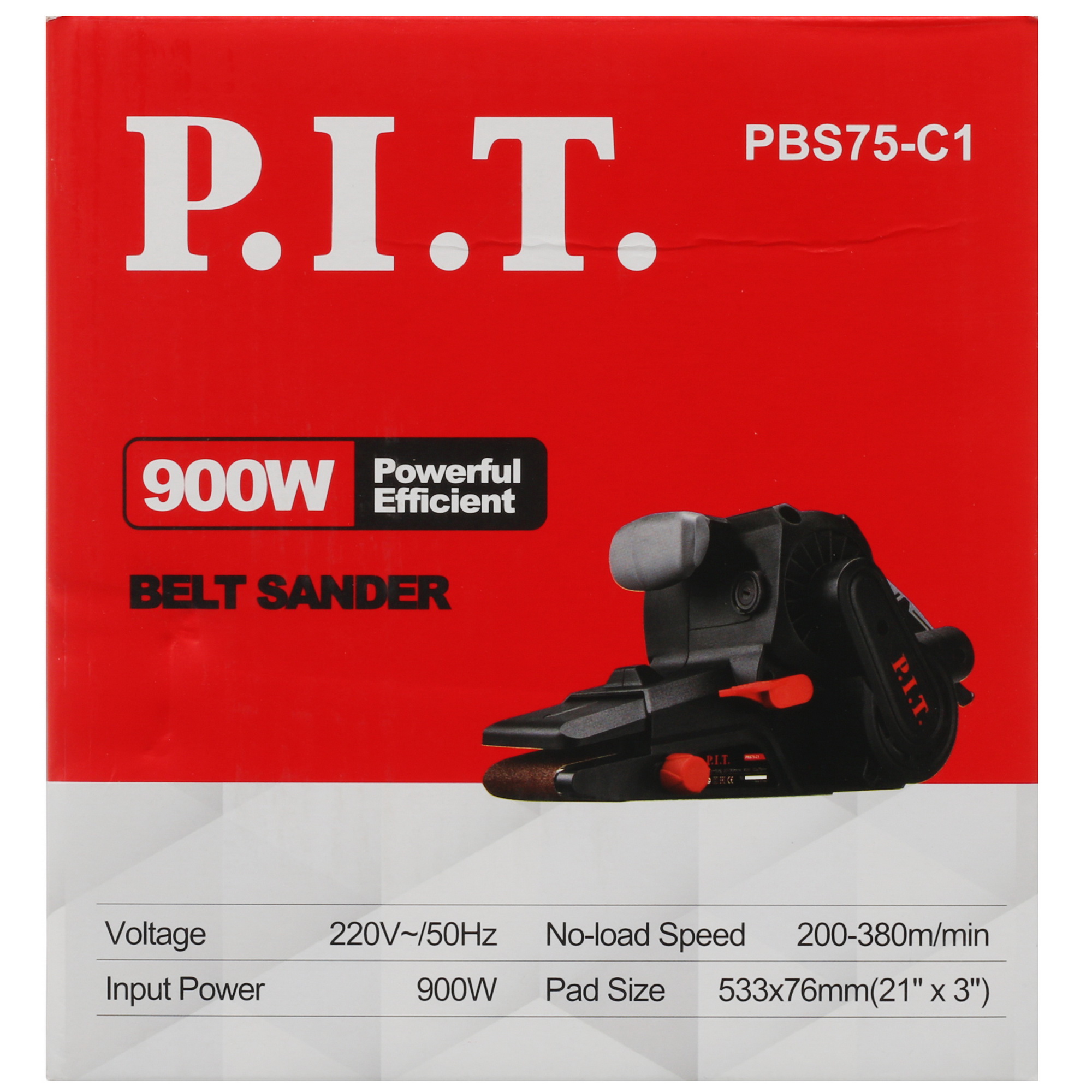 Ленточная шлифмашина PIT PBS75-C1 МАСТЕР 9040273 STDN-0090455 - Вид №9