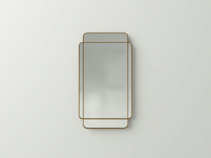 Прямоугольное настенное зеркало