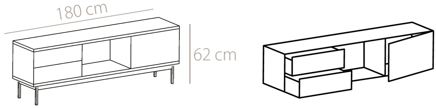 Punt Комод с распашными дверцами с ящиками Slats sun-id-1511266 - Вид №1