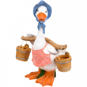 82199714 Фигура садовая «Гусыня с коромыслом» высота 60 см
