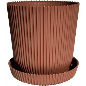 Горшок для цветов Тek.А.Тek 14x14x13.5 см v1.4 л пластик глина