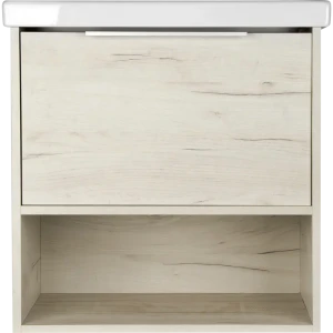 Тумба под раковину подвесная «Дана» 60 см цвет дуб крафт бежевый