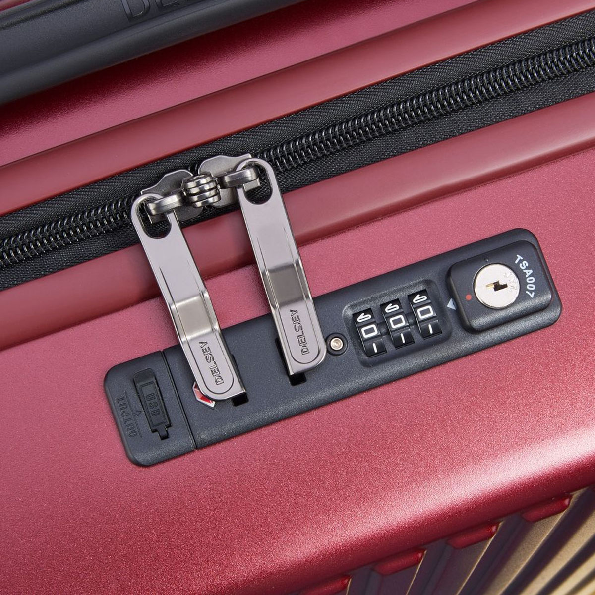 2173803 04 Чемодан 2173803 S Delsey Securitime Zip  - Вид №4