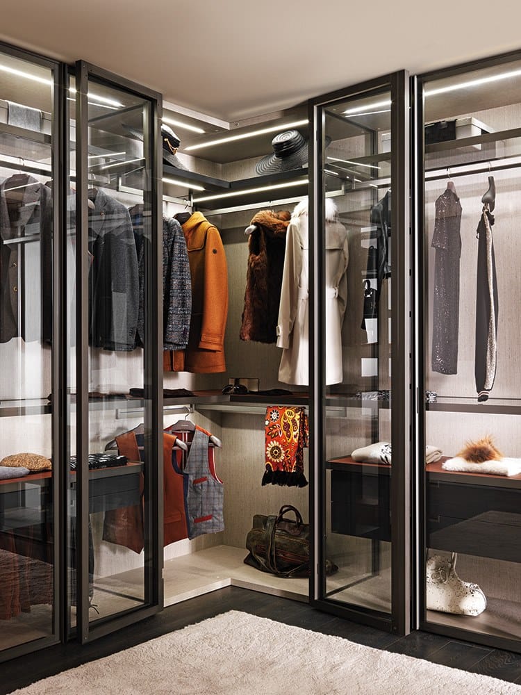 Модульная угловая гардеробная MisuraEmme PALO ALTO ARCH-00066467 - Вид №1