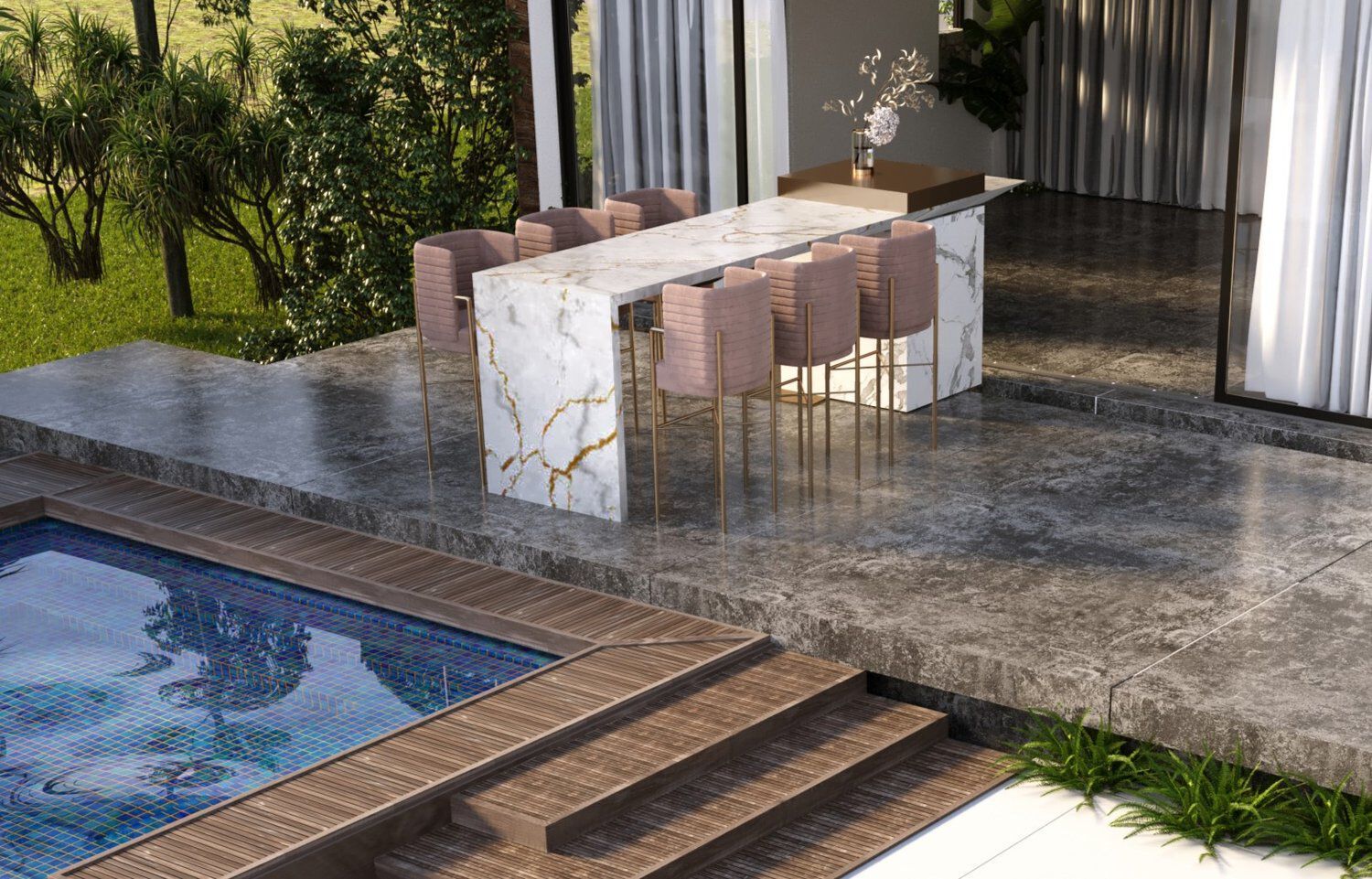 Тканевый стул со спинкой ABLE Оливер ARCH-00132243 - Вид №5