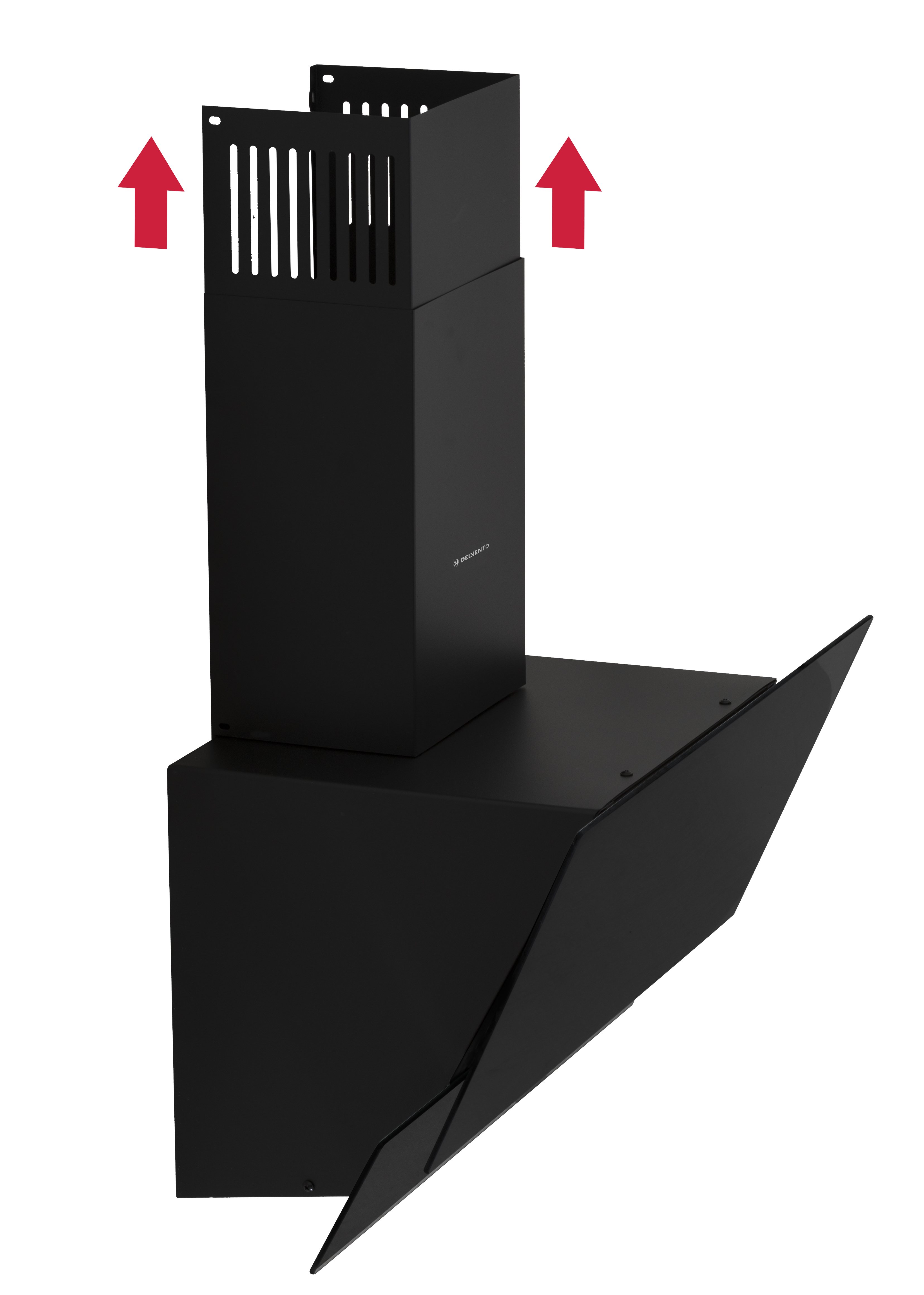 9140892 Вытяжка наклонная Delvento DLV61D1 белый/белый STDN-0022575 - Вид №5