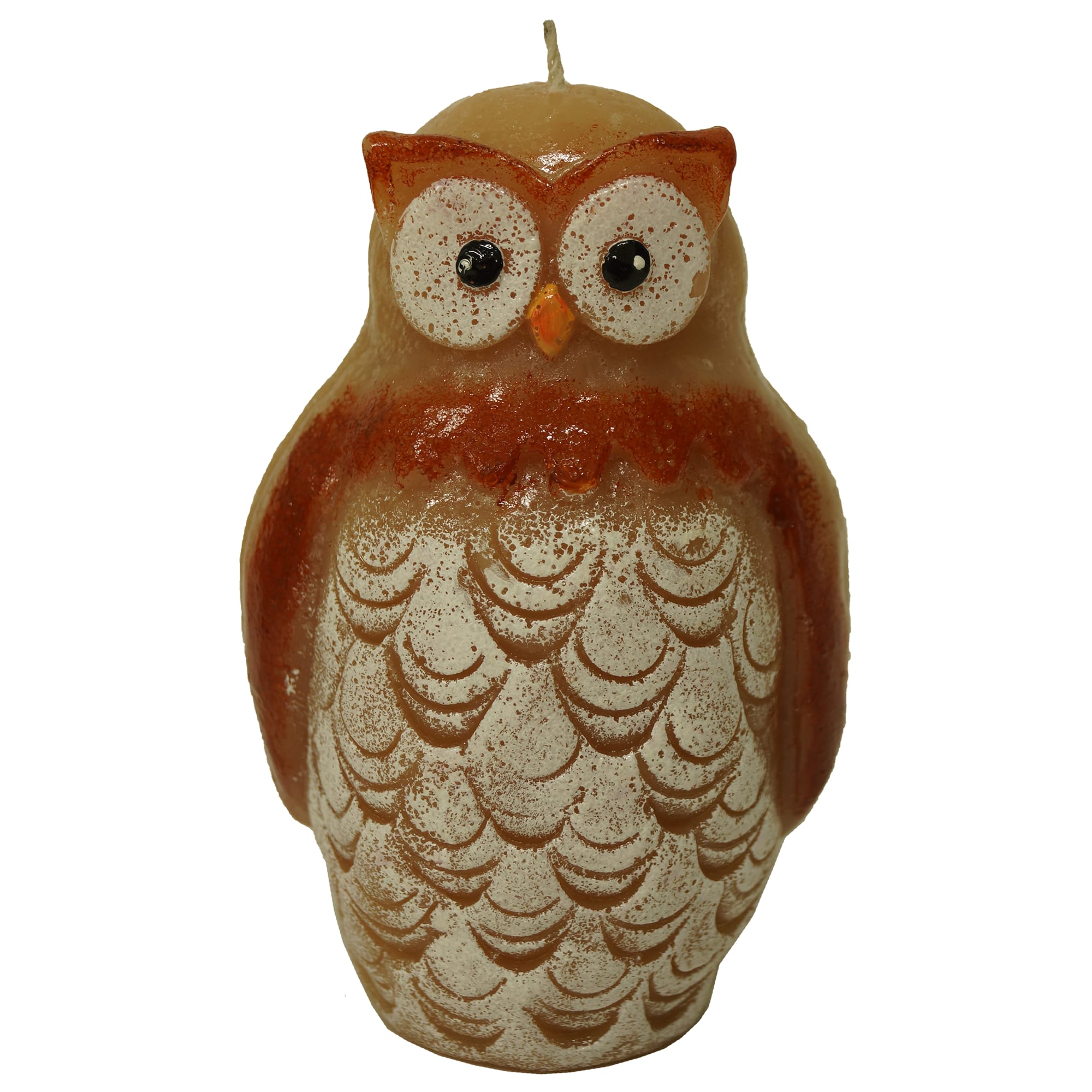 82625968 Свеча «Совушка» средняя, цвет карамельный Santreyd 