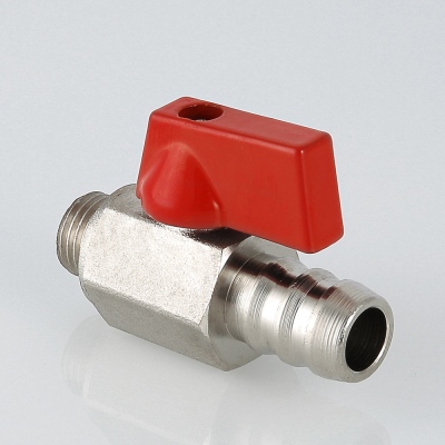 VT.435.N.02 Кран дренажный со штуцером Valtec 1/4"  - Вид №1