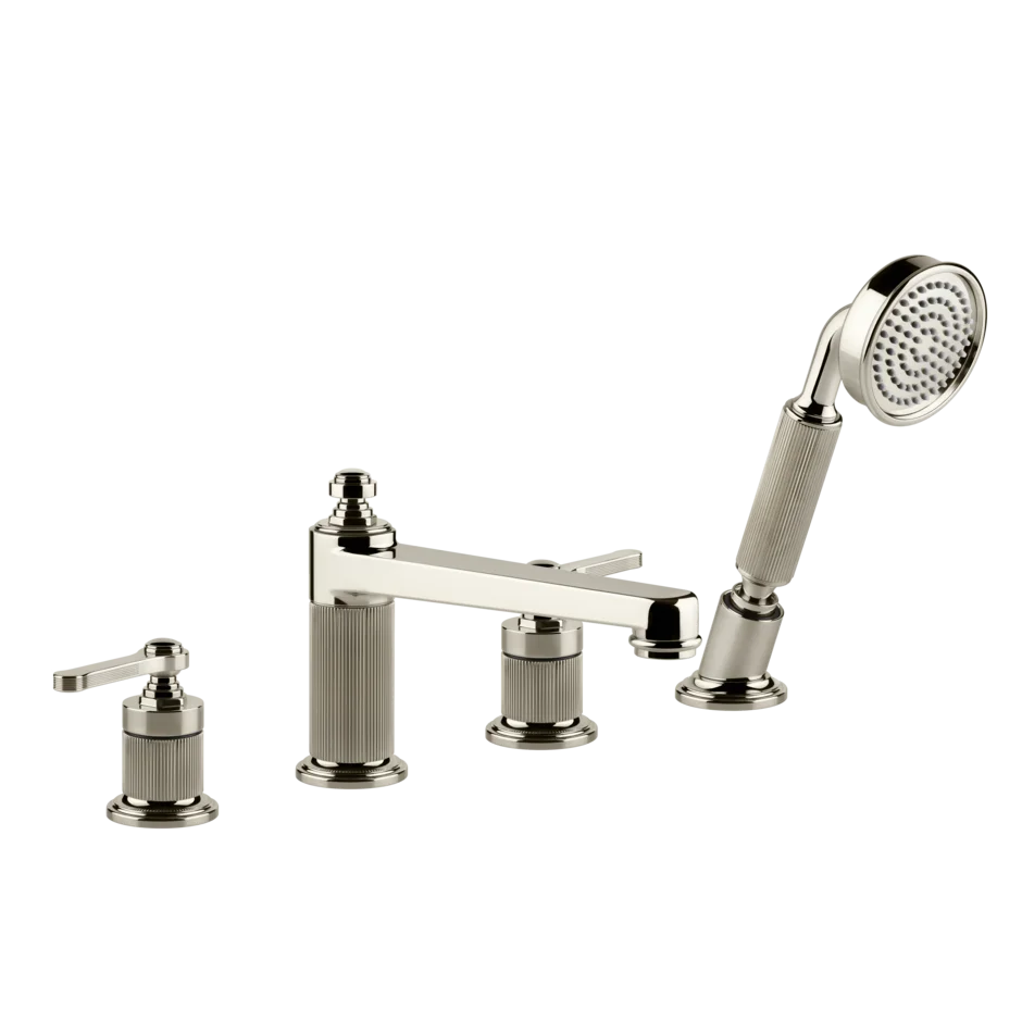 Смеситель для ванны 65045 720 Gessi Venti20 НИКЕЛЬ PVD 65045720