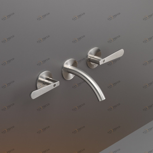 Настенный двойной ручки смеситель с носиком L. 125 мм  LTZ01 CEADESIGN 