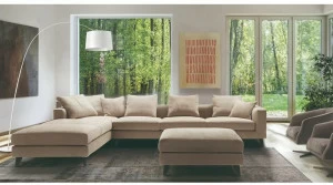 Marac Угловой диван со съемным чехлом из ткани