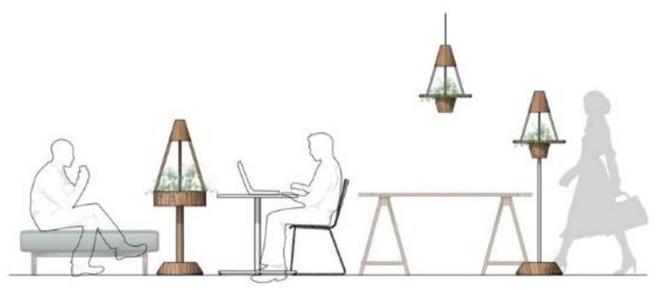 Host & Home Торшер из дерева светодиодный Green sun-id-1493536 - Вид №1