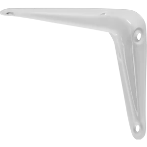 Кронштейн для полки Utility 7.5x10 см нагрузка до 10 кг металл цвет белый