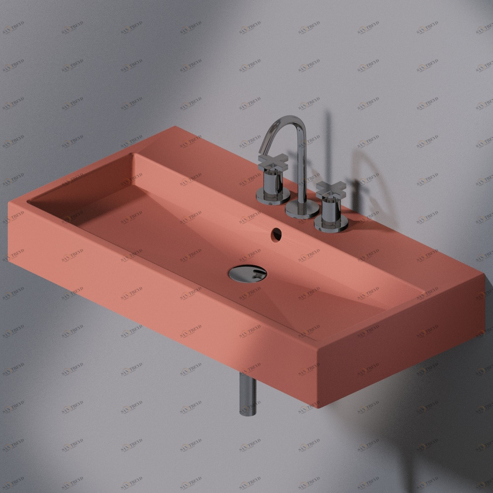 L278T1R3V4.142 Подвесная раковина настенная прямоугольная A. e T. Italia AeT ITALIA 