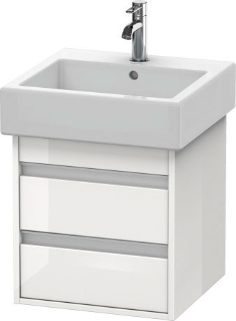Тумбочка подвесная Ketho #KT6635 450 x 440 мм Duravit KT663501818 - Вид №1