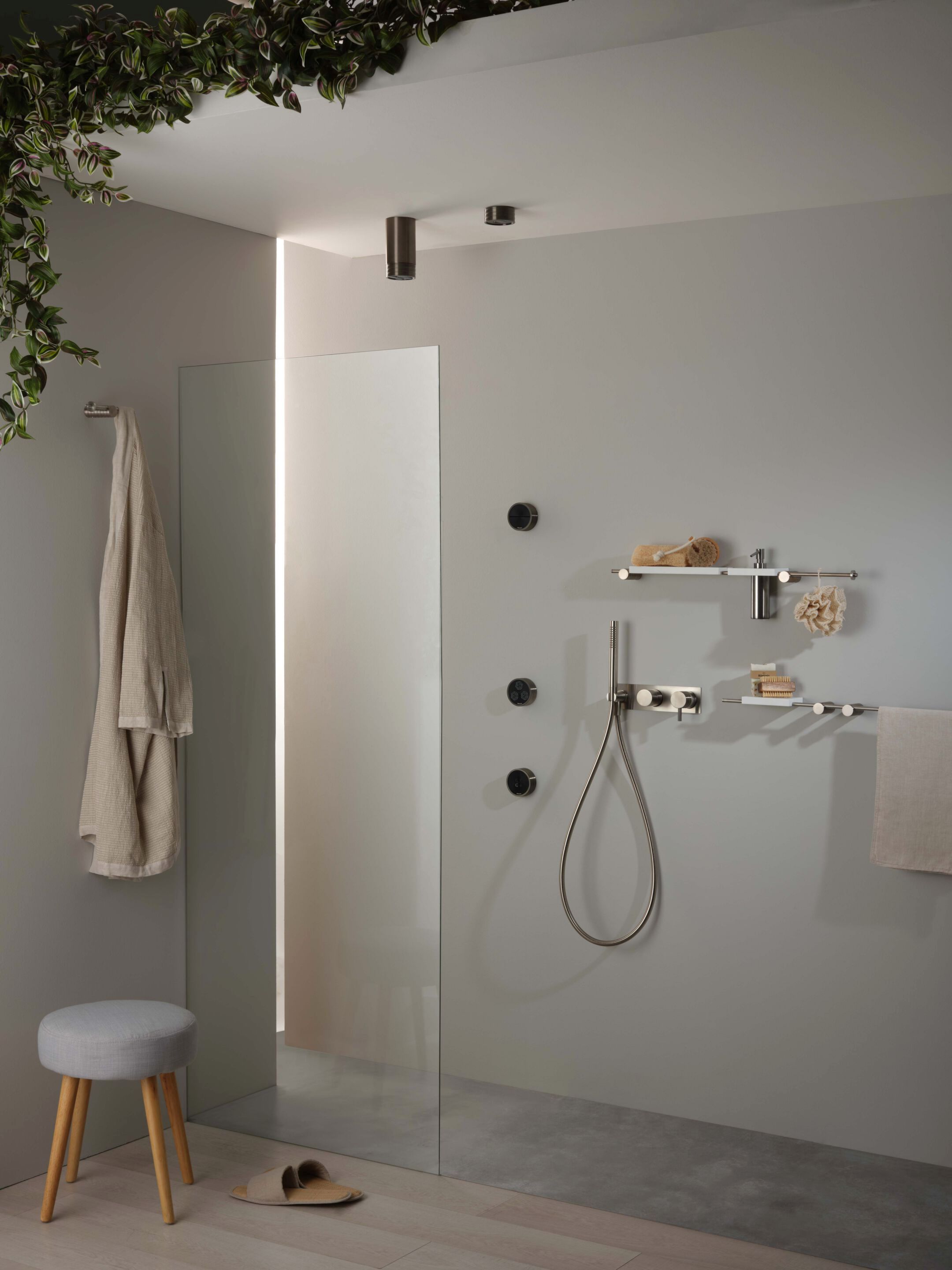 Латунная потолочная душевая головка Ritmonio Diametro35 Wellness отпечатки пальцев ARCH-00037992 - Вид №13