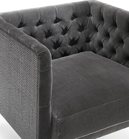 Living Divani Кресло из мягкой ткани с подлокотниками Lipp sun-id-1465008 - Вид №2