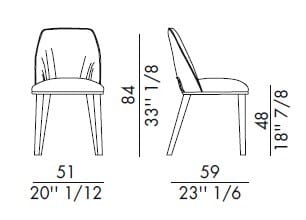 Кожаный мягкий стул EFORMA Diva ARCH-00072133 - Вид №4