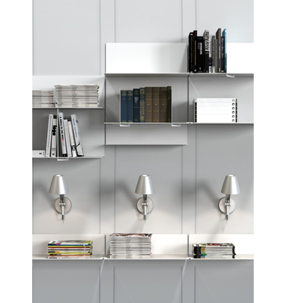 FROST Подставка для книг 4033 f / 15cm полки » белый Алюминий Белый U4033-W  - Вид №4