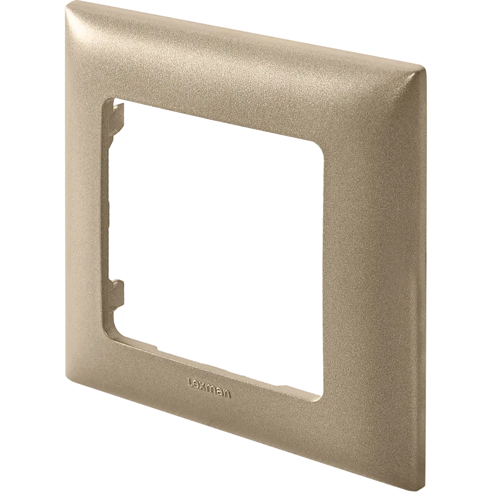 LEXMAN LILIAN Classic: универсальная рамка для розеток в цвете Шампань 86761616 STLM-1447414 - Вид №1