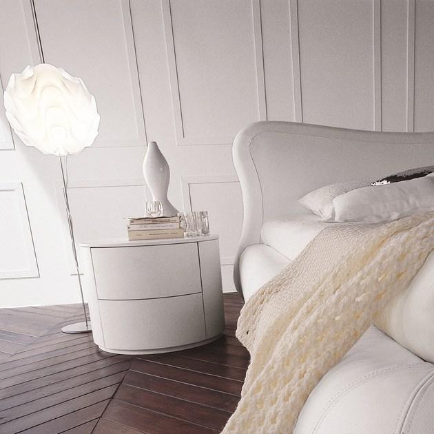 Dall'Agnese Мягкая кожаная кровать king size Christal sun-id-1426543 - Вид №2