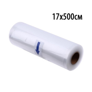 2413 Пакет для вакуумной упаковки продуктов. Рулон 17х500см LAB.Space