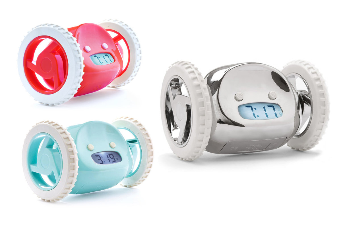 Будильник с сюрпризом Clocky металлик SUCK UK SKCLOCKY3 - Вид №5