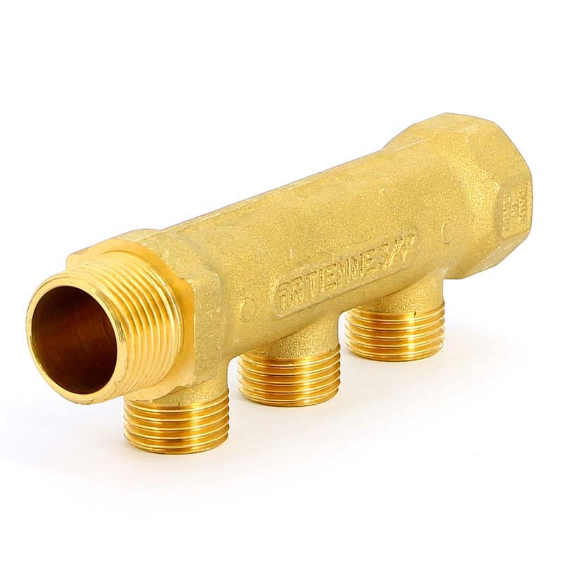 Коллектор НВ 3/4" TIEMME 3 выхода 1/2"Н 36мм 1910002 - Вид №2