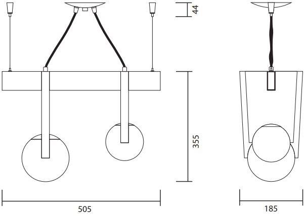 Pascal & Philippe Подвесной светильник из дерева и алюминия Juliette sun-id-1457394 - Вид №4