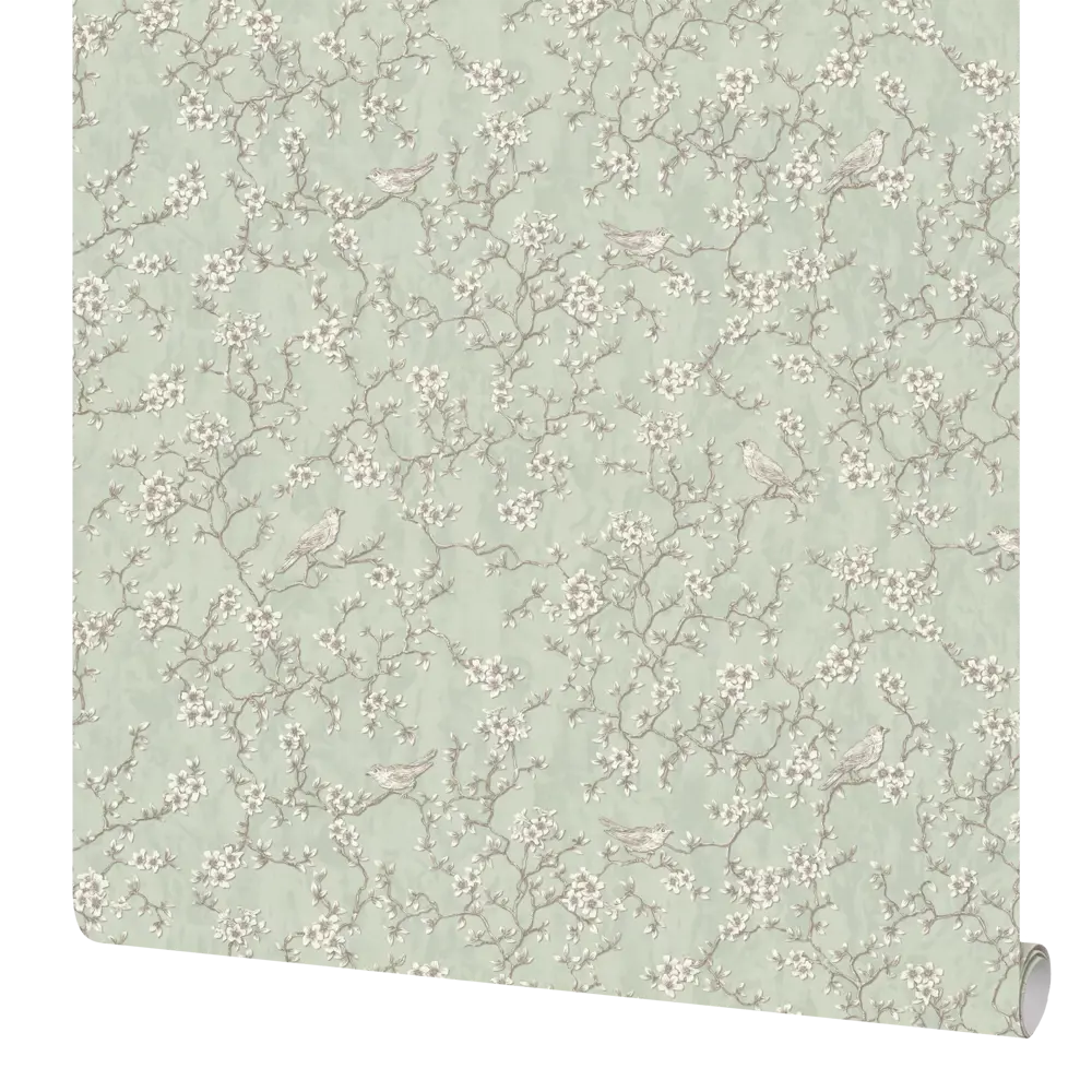 Обои флизелиновые Euro Decor Edem зеленые 1.06 м ED7165-04 84804578 STLM-2083419