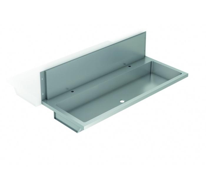 GW08 34 04 01 Подвесная раковина настенная прямоугольная Genwec  белая 