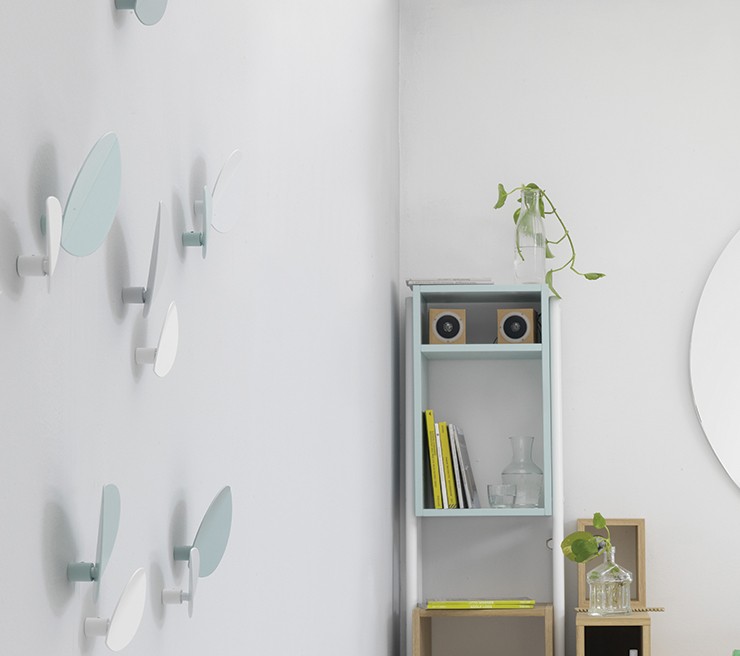 Ex.T Leaf Large Настенная вешалка белая EXLEAFGB.CO - Вид №2