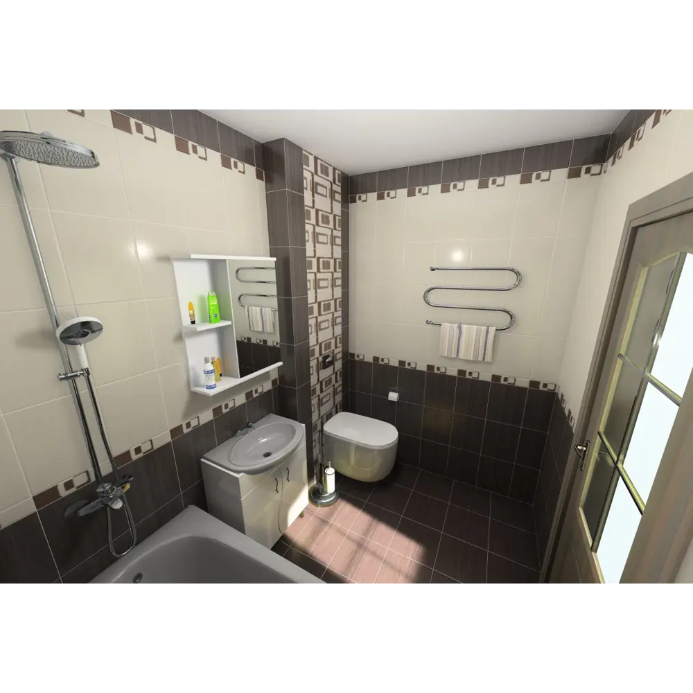 Плитка напольная Golden Tile «Вельвет» 30х30 см 1.35 м2 цвет коричневый 12827152 STLM-2170366 - Вид №4