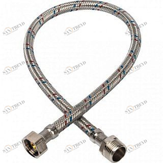 Гибкая подводка для воды НР 1/2 х ВР 1/2 STOUT - 600 мм SHF0087081517