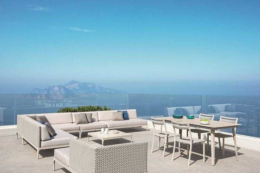 Ethimo Модульный садовый диван из материала ethimo lightwick® Infinity sun-id-1406348 - Вид №5