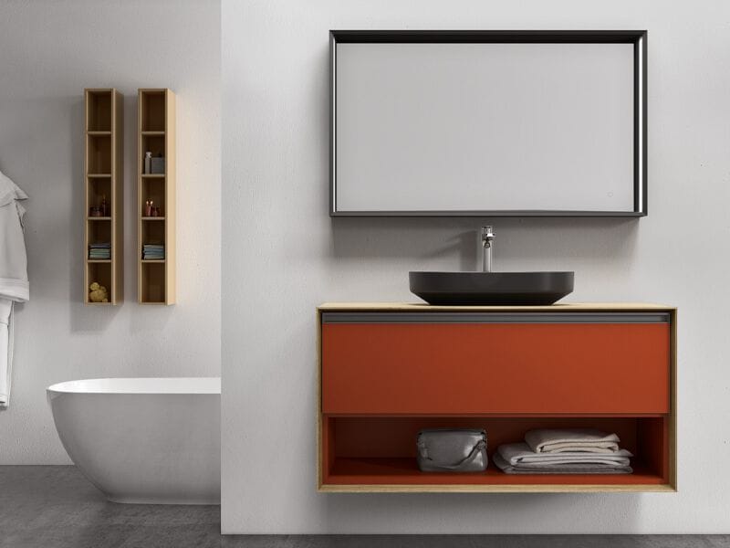 Подвесной умывальник с ящиками Gruppo Geromin Люкс ARCH-00143010