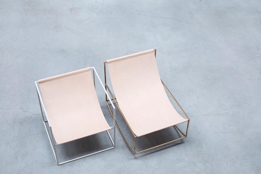 valerie_objects Кресло-качалка из латуни с подлокотниками  V9018019  - Вид №8