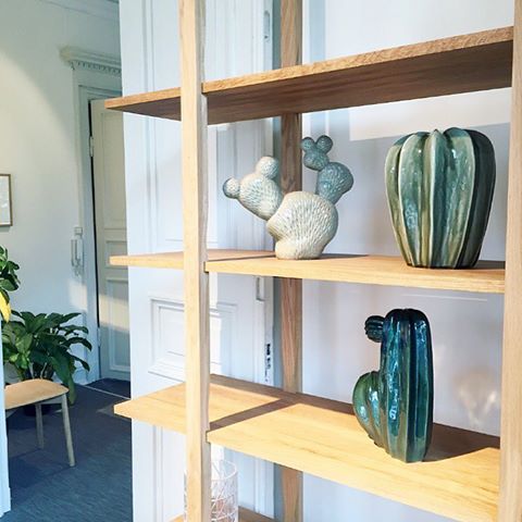 Керамический кактус Cacti Dos 20х15х25 см, темно-зеленый Hay 506303 - Вид №2