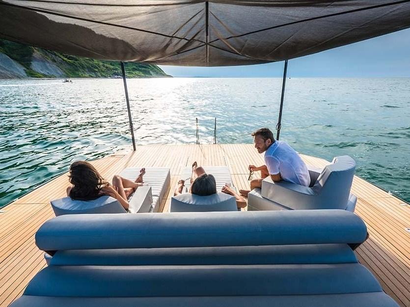 Trona Плавающий шезлонг из экокожи Yacht club sun-id-1457226 - Вид №2