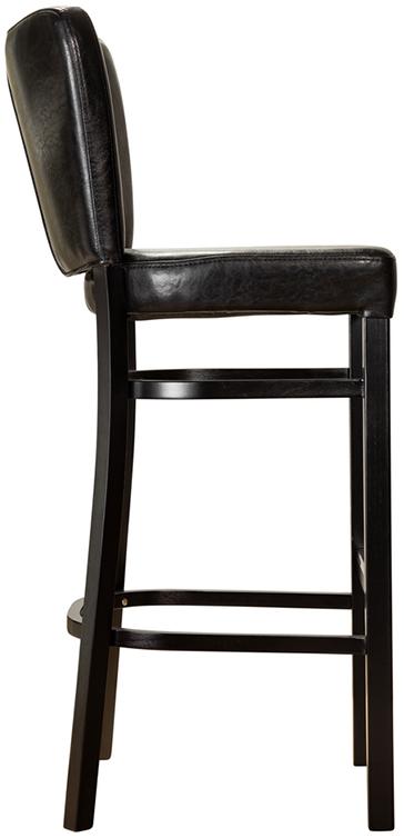 922 Стул Бергамо Люкс Black барный R-HOME 4002111СП_блэк - Вид №2