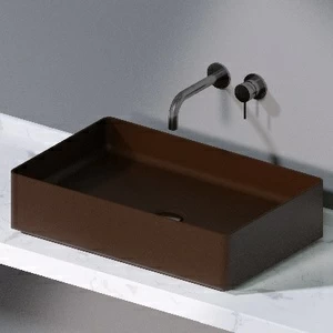 L620107 Накладная раковина на столешницу  прямоугольная A. e T. Italia Fly
