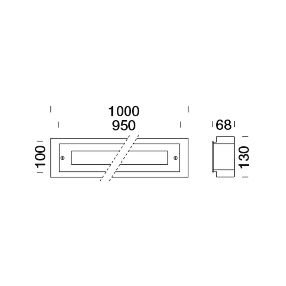 8412661 Встраиваемый в пешеходный пол Platek TETRA INCASSO 900  TETRA ВСТРАИВАЕМЫЙ 900 - 36 LED 4000K 12°  - Вид №2