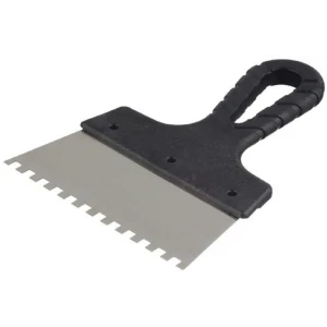 Шпатель зубчатый Jettools 150 мм нержавеющая сталь зуб 6x6 мм