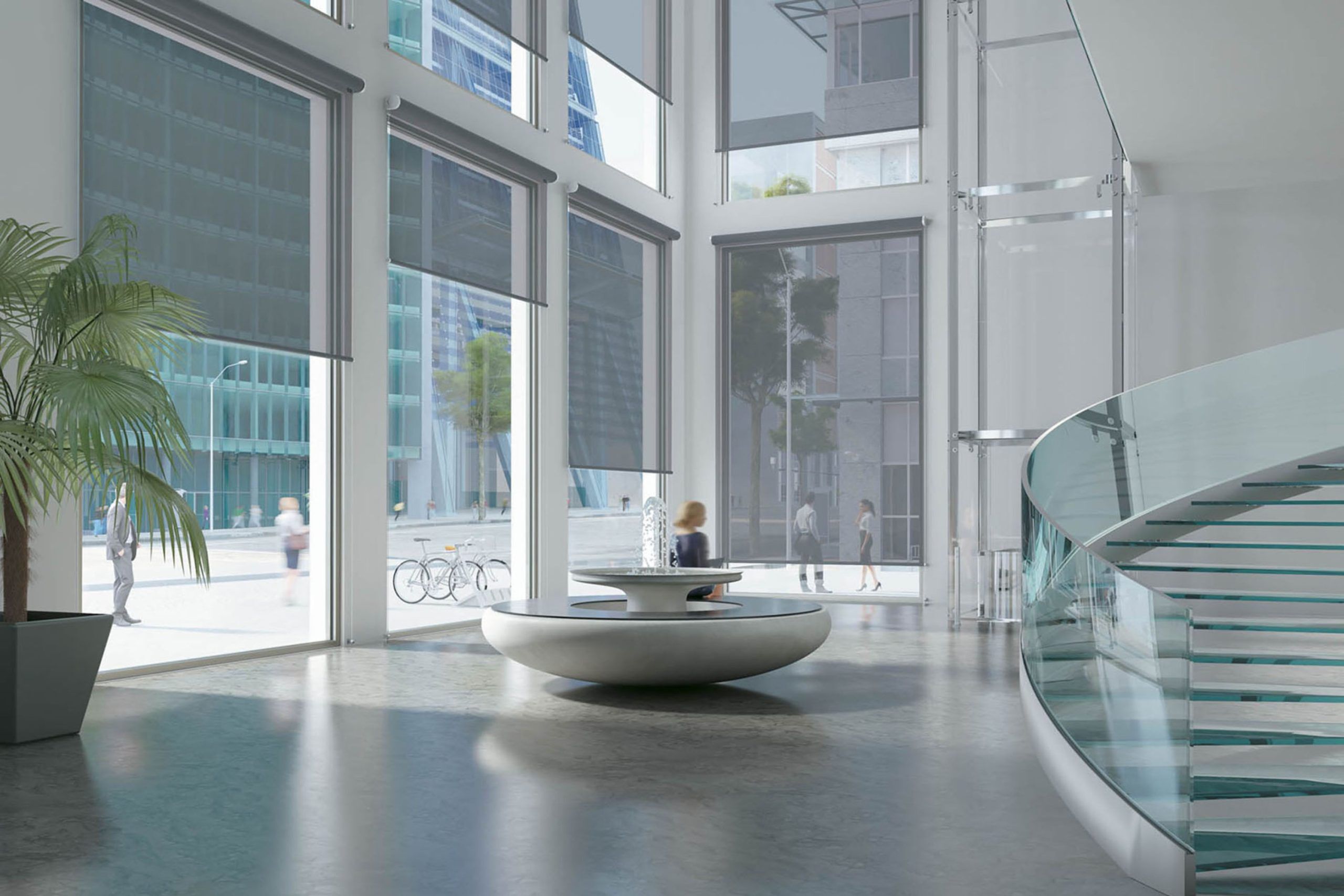 Солнцезащитный крем электрический рулонный занавес Mottura Energy ARCH-00030719 - Вид №1