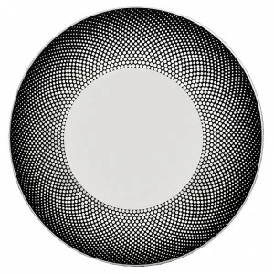 Зеркало круглое большое с черным принтом "Ваил 3" GRAUM ДИЗАЙНЕРСКИЕ 304139 Черный