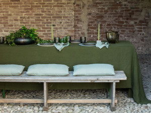 Скатерть с широким краем