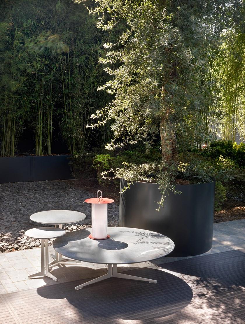 Flexform Круглый журнальный столик из натурального камня Fly sun-id-1481554 - Вид №2