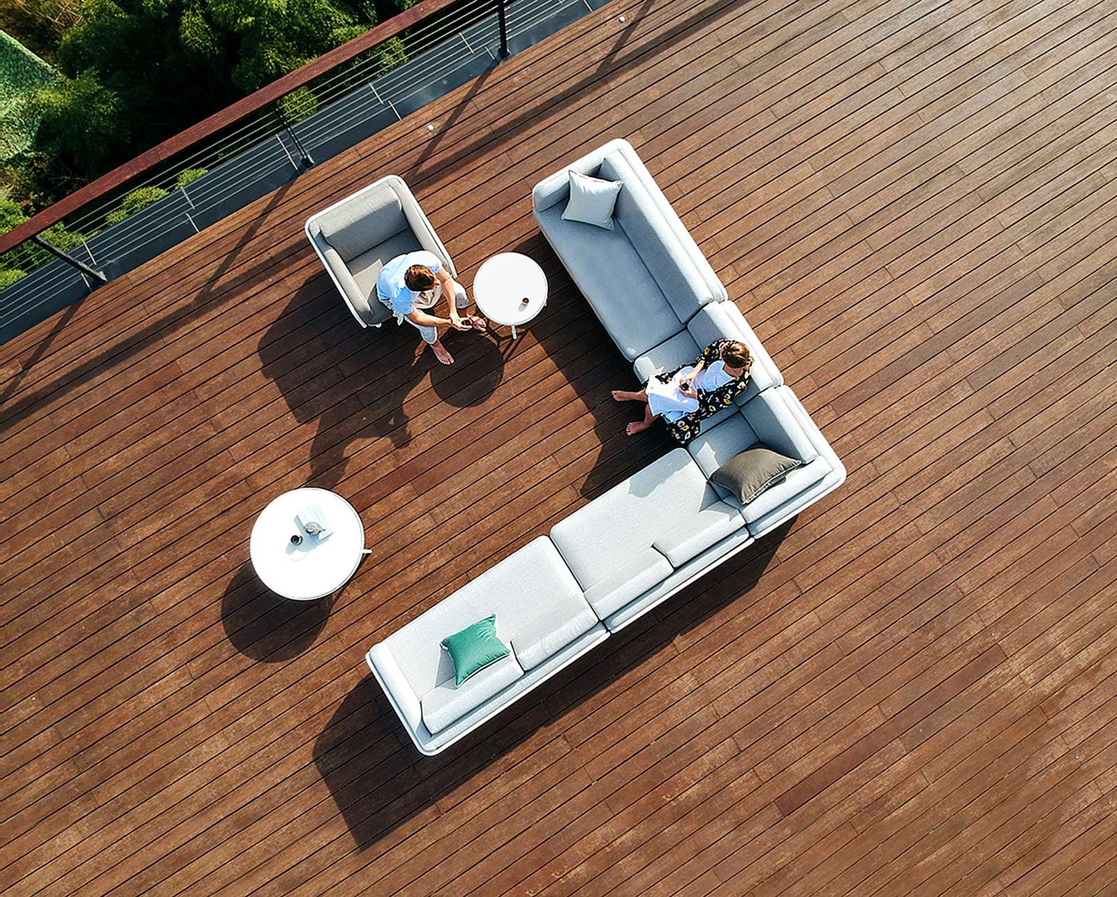 Угловое садовое кресло в Sunbrella® Mindo Mindo 100 ARCH-00086670 - Вид №7