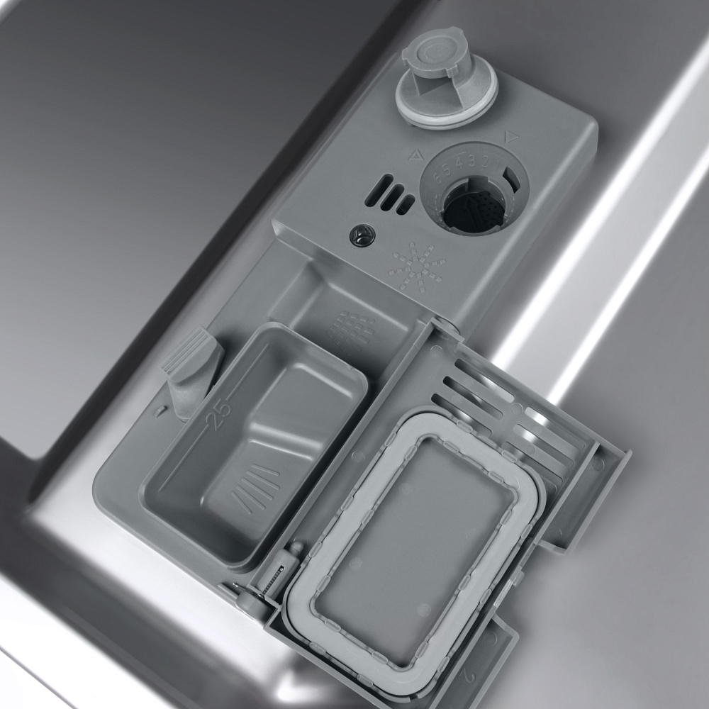 MLP 12S Посудомоечная бытовая машина mlp-12s/ полноразмерная, • тип установки: полновстраиваемая 60см • количество комплектов: 12 • управление: электронное с led индикацией • количество программ: 5 (интенсивная, эко, 90 минут, быстрая, половинная загрузка Santreyd  - Вид №2